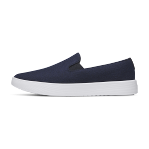 Women's Wool Cruiser Slip On - Dark Navy (Blizzard Sole)