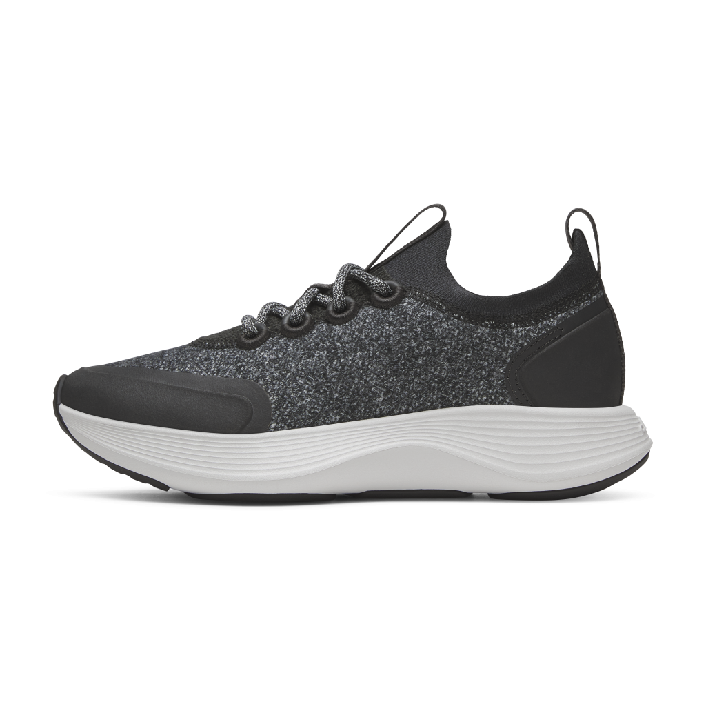 Women's Wool Strider - Dark Grey (Light Grey Sole)