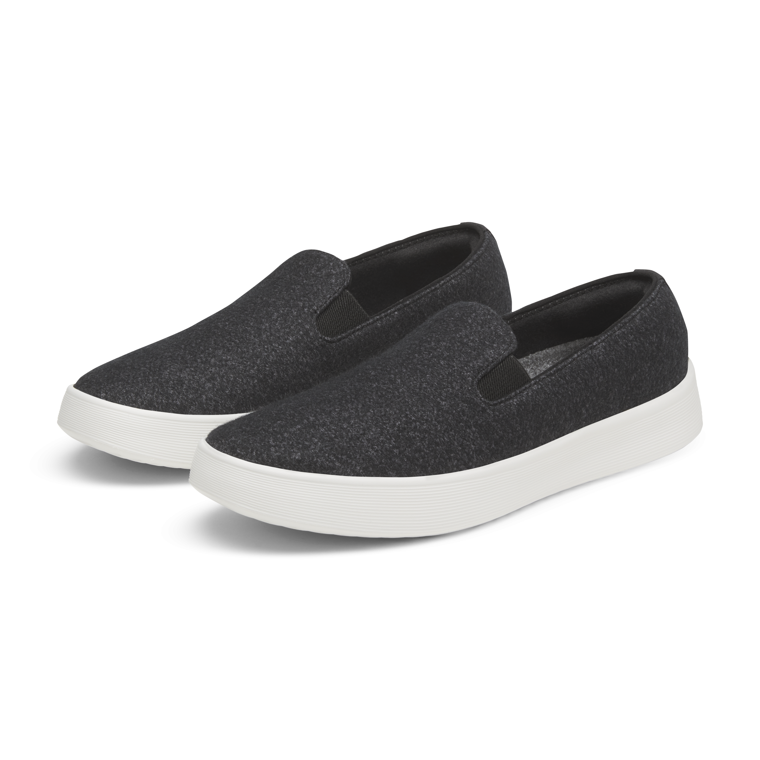 Women's Wool Cruiser Slip On - Natural Black (Blizzard Sole) - Image 5