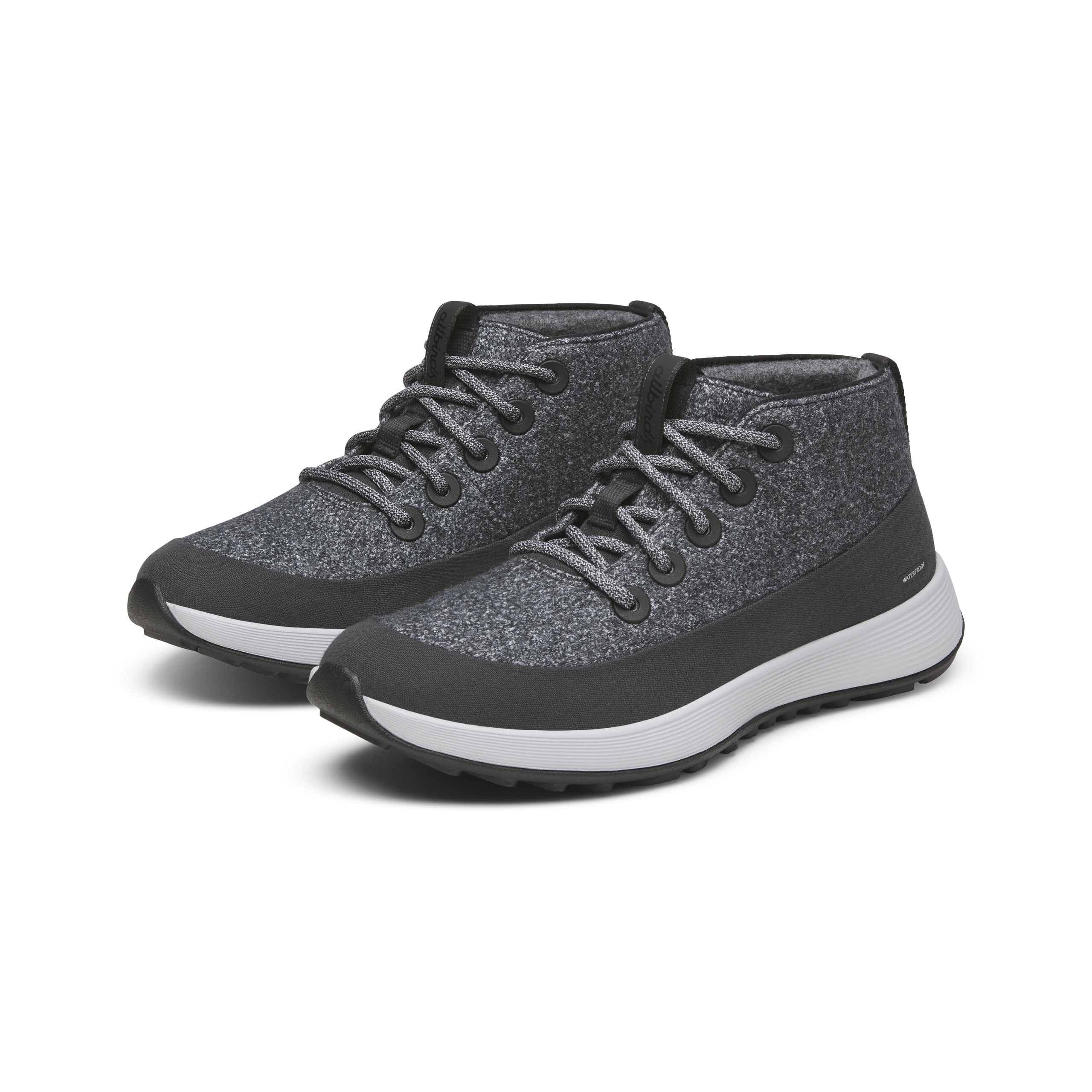 Women's Wool Runner NZ Mid Waterproof - Dark Grey (Light Grey Sole) - Image 5