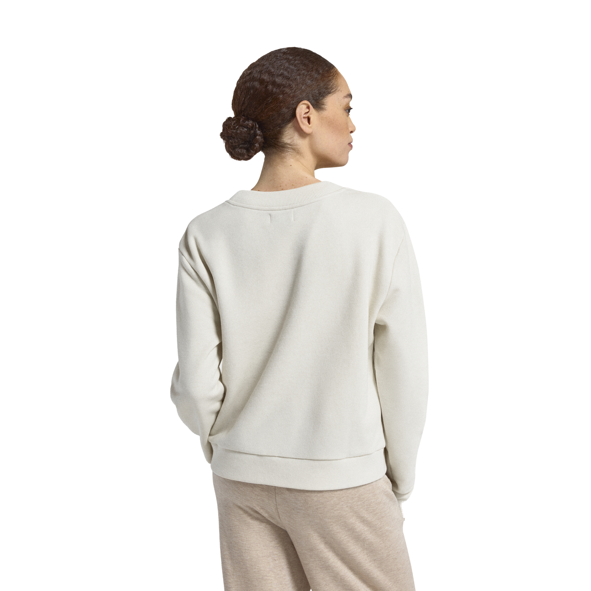 Women's Merino Blend Sweatshirt - Natural White - Image 2