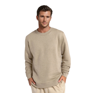 Men's Merino Blend Sweatshirt - Rugged Beige