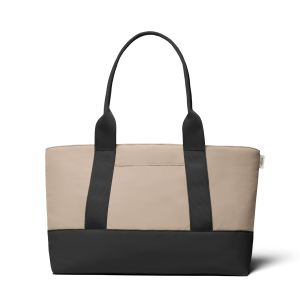 Recycled Tote Bag - Mushroom/True Black