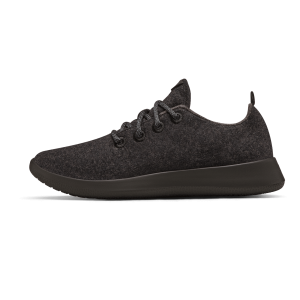 Men's Wool Runner - Natural Black (Black Sole)